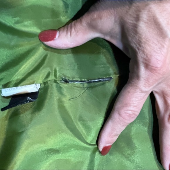 Apt 9 Wool Pea Coat, kind of Moss Green Size Small. Excellent Condition - Picture 8 of 10